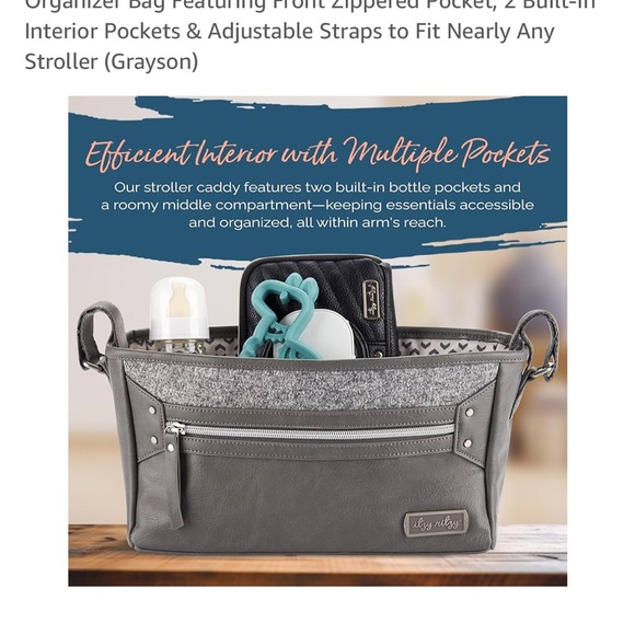 BNWOT it’s Ritzy stroller caddy in grayson - Picture 3 of 7